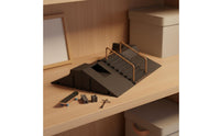 Includes 3 Fingerboards 6 in 1 Finger Skateboard Ramp Set Alloy Components Fingerboard Skate Park Kit Modular Design Miniature Skatepark Kit Great Gift Idea for Children, Teens, Fingerboarders, Tabletop, Desk