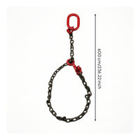 Chain Lifting Harness Heavy-Duty Steel Chain Harness High Load Capacity Hardware for Construction Workers, Material Handling