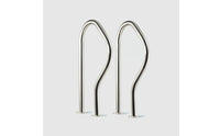 2 Pieces Rustproof Swimming Pool Handrail Inground Pool Handrail Corrosion-Resistant Grab Bar Easy to Install for Swimmers, Hotel Operators