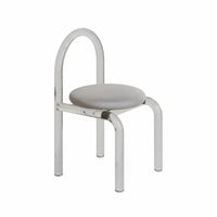 Backless Saddle Stool Minimalist & design Wooden Frame Saddle Stool for Dining Area