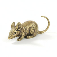 Brass Figurine Small Figurine Compact Metal Craft for Desk