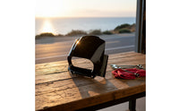 Glossy Black Front Headlight Fairing Aftermarket Headlight Fairing Cowl Custom Cowl Mask Long-Lasting for Motorcycle Riders