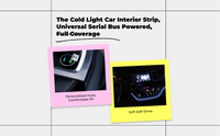 USB EL Wire, flexible car lighting