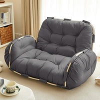 Adjustable Floor Sofa Bed Space-Saving Design Transformable Lounger Chair Luxuriously Cushioned and Comfortable Thickly Padded