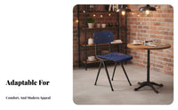 Industrial Schoolhouse Seat Long-Lasting Dining Chair Armless Design