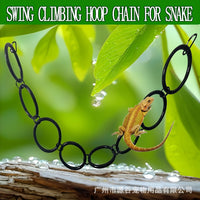 蛇玩具环形蛇游乐场攀鹦鹉玩具玉米蛇丰富玩具蛇形攀爬配件乘凉
