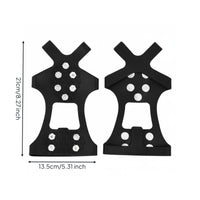Anti Slip Shoe Spikes over-Shoe Ice Cleats High Traction Cleats for Shoes for Elderly