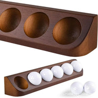 Wooden Golf Ball Display Stand for Desk