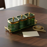 Airtight Pantry Storage Jar Light Luxury Design Decorative Food Container Set