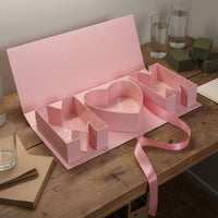 Mother's Day Floral Box Ribbon Closure MOM Letter Gift Box for Mom