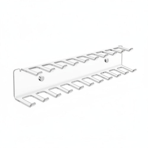 Tie and Belt Organizer Clear Wall Tie Rack Multi-Purpose