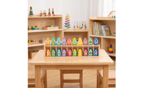 Wooden Memory Game with Tray Educational Wooden Memory Matching Game