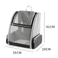 Pet Carrier Backpack Foldable Pet Backpack Padded Bag for Travel, Veterinarian Visits