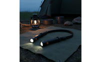 Twin Head Neck Light Black Usb Neck Lamp Guard Cover