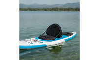 Padded Kayak Seat with Storage Bag Contoured Kayak Seat with Backrest for Fishing