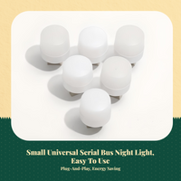 USB rechargeable dimmable night light