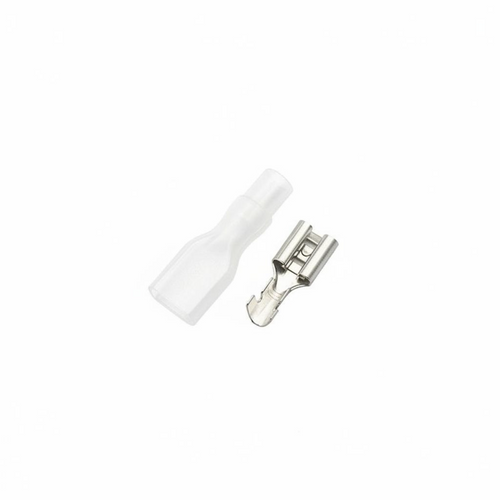 Copper Spade Terminal Crimp, Insulated Quick Disconnect