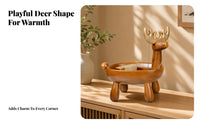 Deer Storage Tray Gold Antlers Branch Tray Desktop