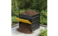 Compost Bin with Pull-out Door Open-Top Compost Bin with Door Spacious for Yard
