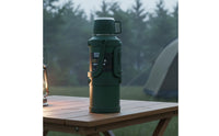 Large Capacity Insulated Bottle with Handle Watertight Large Capacity Vacuum Container Non-Slip Bottom Portable Insulated Water Bottle for Travel