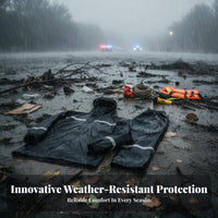 Reflective Rain Gear Wear-Resistant High Visibility Rain Suit Waterproof Jacket and Pants Set for Cyclists, Roadside, Rainy Days, Motorcycling