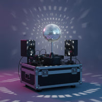 Mirror Ball Light Built-in Switch Event Decor Portable