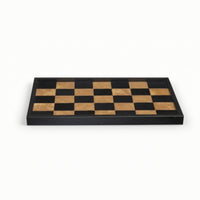 Checkerboard Tray Matte Black Rectangular Tray Shallow for Shelves