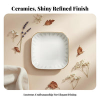 Japanese Style Ceramic Dinnerware Set, Minimalist Tableware, Bowl, Plate, Soup Dish, Gift Option