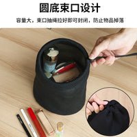明治化妆包束口袋多功能洗漱收纳袋大容量化妆袋女士化妆包简易袋