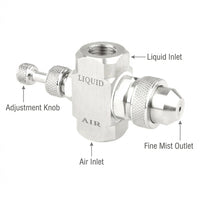 Install Fine Stainless Steel Spray Head, Adjustable Stainless Steel Misting Nozzle, Stainless Steel  - Image 6
