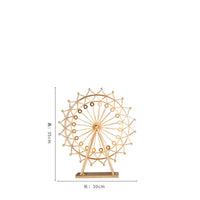 Ferriss wheel Ornament Metal Ferriss wheel Decoration Wire-Frame Tabletop Decor for Wedding