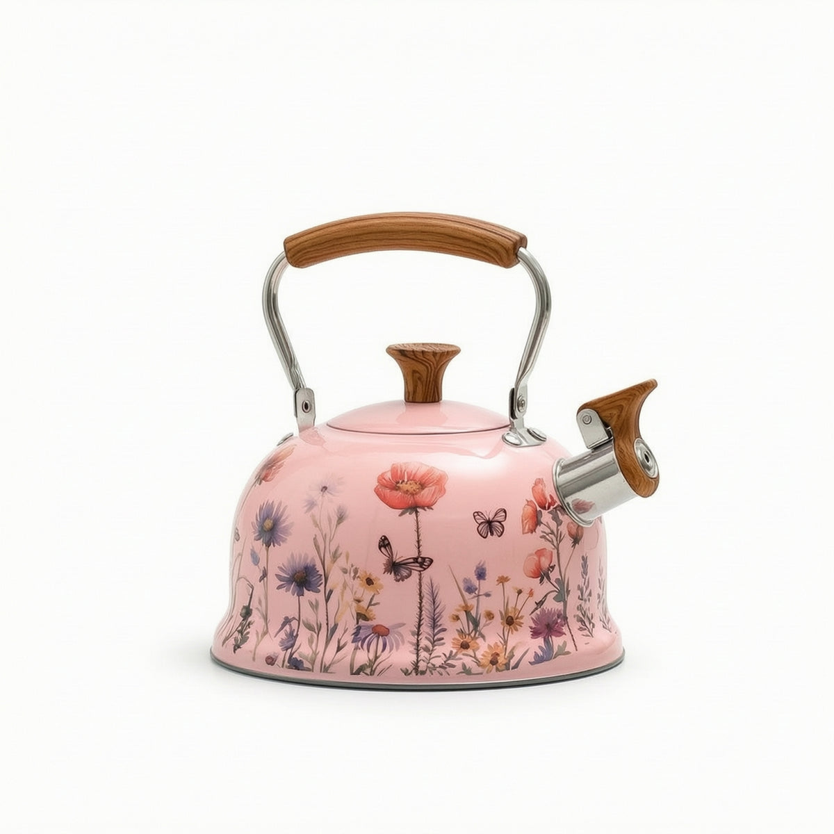 Stovetop Whistling Kettle Stainless Steel Stovetop Whistling Kettle Vintage Vintage Look for Kitchen