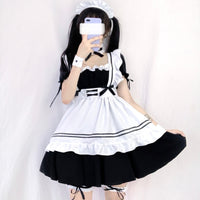Japanese Maid Cosplay Dress Lolita Costume for Women S-4XL