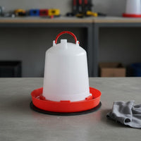 Automatic Chicken Feeder PP Material Bucket Type Chicken Feeder Heavy Duty for Farm, Backyard