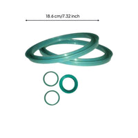 Leak-proof gasket fits most changers.