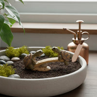 Turtle Seesaw Figurine Micro Landscape Gift Decoration Creative for Tabletop