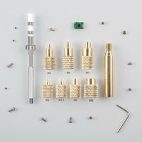 9 Pieces Heat Set Insert Tool Kit Wide Compatibility for Prototyping, Hobbyists