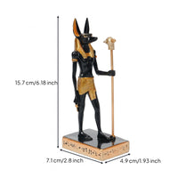 Anubis Figurine Upright Anubis Statue Collectible for Desktop