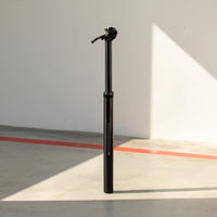 Dropper Seatpost with Shock Absorption Waterproof Manual Dropper Seatpost Adjustable for Commuters, Folding Bikes