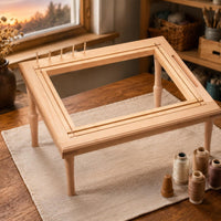 Beech Embroidery Frame Easy to Assemble Craft Tool Comfortable Angle