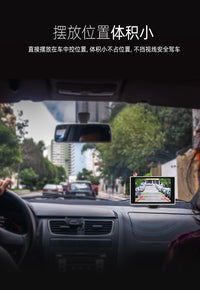 汽车折叠伸缩屏高清小车专用倒车影像货车显示器车载迷你小电视机 12V小车套餐：4.3寸屏+高清后视+6米线+点烟器供电