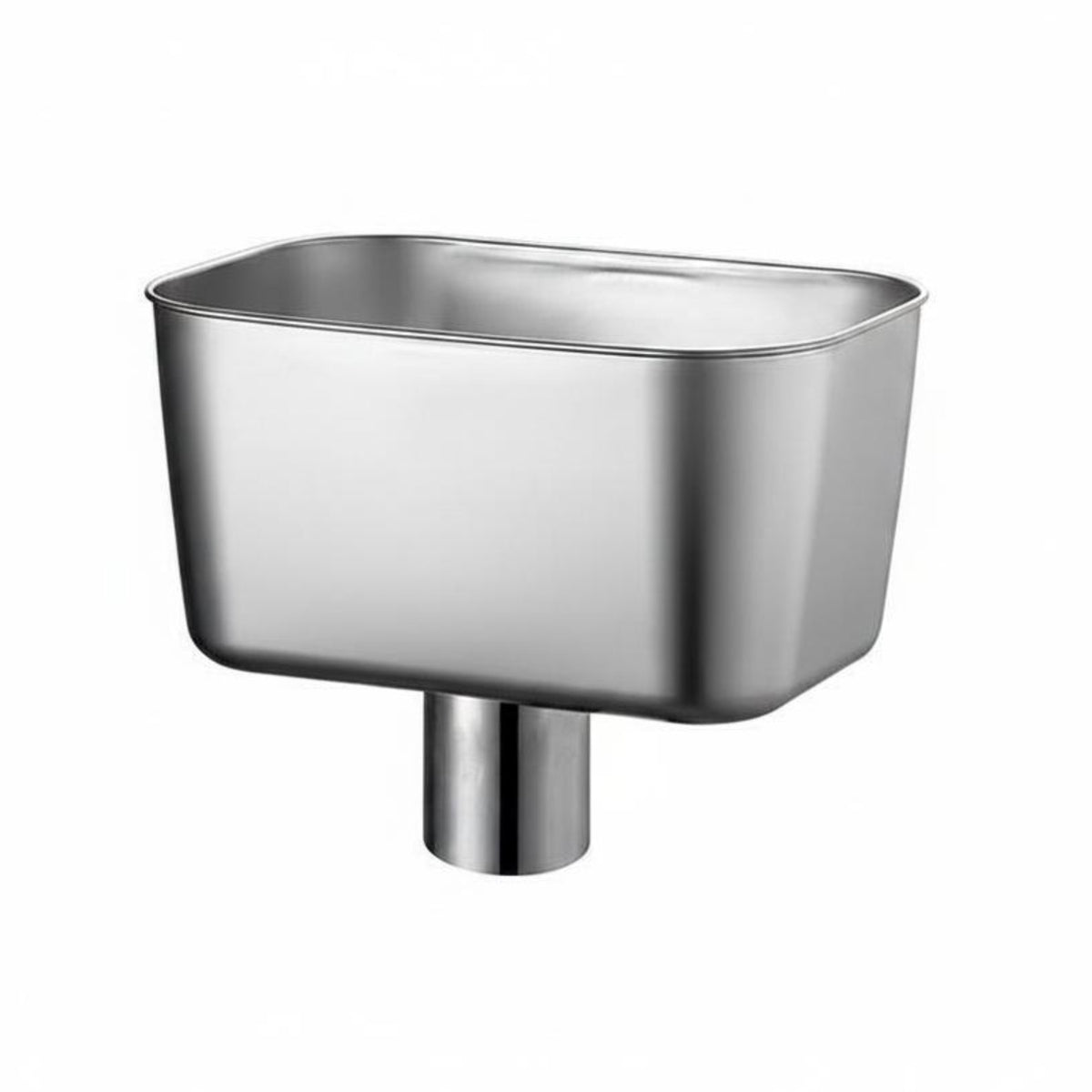 Stainless Stainless Roof Drain High-Capacity Square Roof Drain Collector Easy Installation Rainwater Collector Funnel for Roofers, Contractors