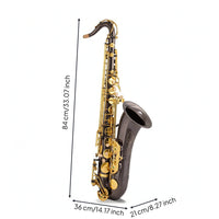 Tenors Saxophone with Cleaning Kit Brass Tenors Saxophone with Neck Strap Easy Maintenance for Students, Studio
