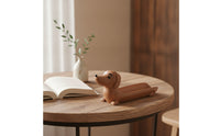 Cartoon-Style Dachshund Serving Tray Space-Saving Dachshund Tray Cute Dog Shaped Plate Adorable for Snack Time