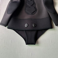 5mm韩国半干式潜水服男士分体潜水衣深潜渔猎服两件套open cell