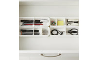 4 Pieces Desk Drawer Organizer Tray Low-Profile Drawer Organizer Tray Compartmented for Office