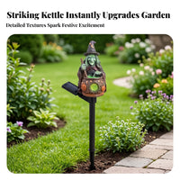 Outdoor Witch Kettle Yard Light