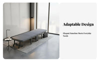 Four-fold Lounger Foldable Single Bed Portable Space-saving Design Durable Metal Frame Convenient Mattress Pad Suitable for Office Workers Caregivers Dormitory Small Apartment