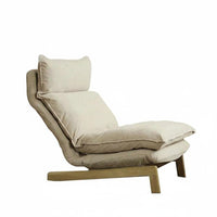 Highsupport Recliner with Footrest Removable and Launderable Cover Lounge Chair Minimalist Design Sturdy Frame for Living Room