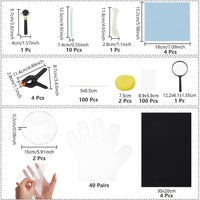 Trading Card Flattening Kit Cleaning and Maintenance Tool Set for Sports Cards